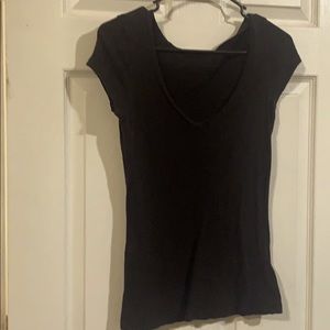 Black v neck top